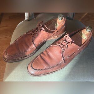Allen Edmonds New W/Flaws Clipper Leather/ Vibram Sole 14AAA BROWN